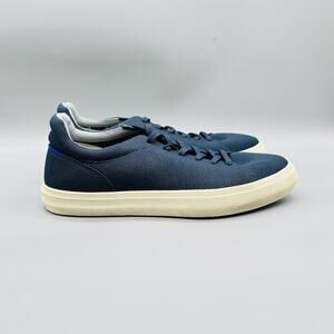 Rothys Shoes Mens 10.5 Blue Knit RS02 Lace Up Sneakers Low Top Casual Comfort